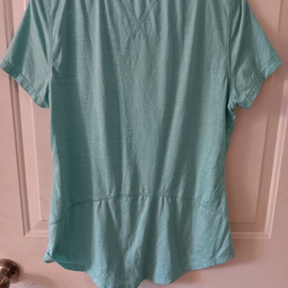 Layers Qwick Dry T-Shirt teal size M womens - Picture 2 of 3
